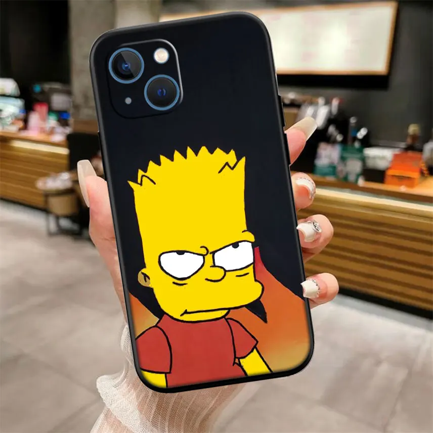S-Simpsons Shell Protective Phone Case - Cartoon Design