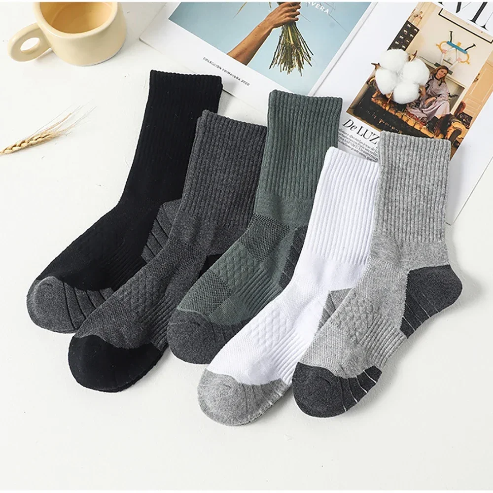 5 Pair Men's Ankle Socks with Cushion Athletic Running Socks,Performance Cushioned Breathable with Support Crew Socks 11 S7ef9766663f94c5799eb2d40cea53f3f1
