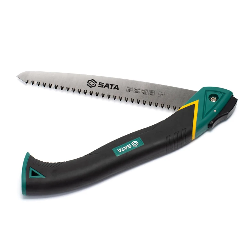 SATA 93526 Folding Hand Saw 9 Inches High Quality Materials Exquisite Workmanship Simple Operation Improve Work Efficiency