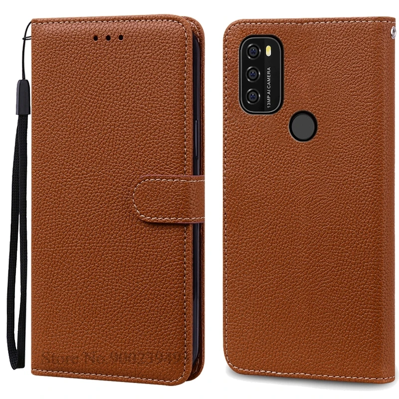 Blackview A70 Soft Silicone Flip Wallet Leather Case with Bumper Protection