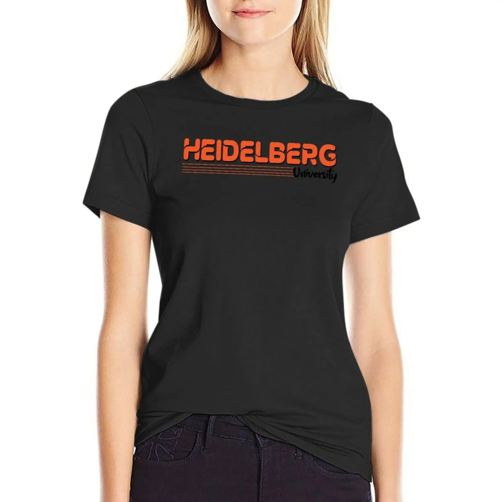 Heidelberg University T-Shirt lady clothes tees oversized Summer Women's clothing