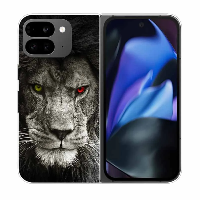Clear Hard PC Back Cover with Cartoon Design