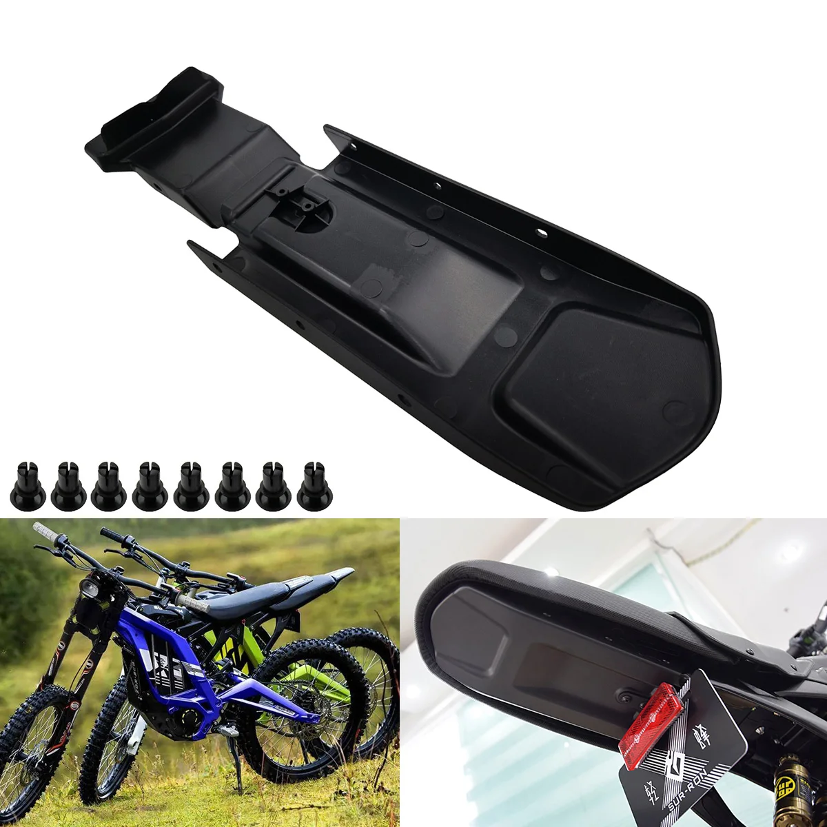Electric Motorcycle Rear Fender Inner Plate Riding Parts For Sur-Ron Surron Sur Ron Light Bee S X Off-Road Electric Vehicle