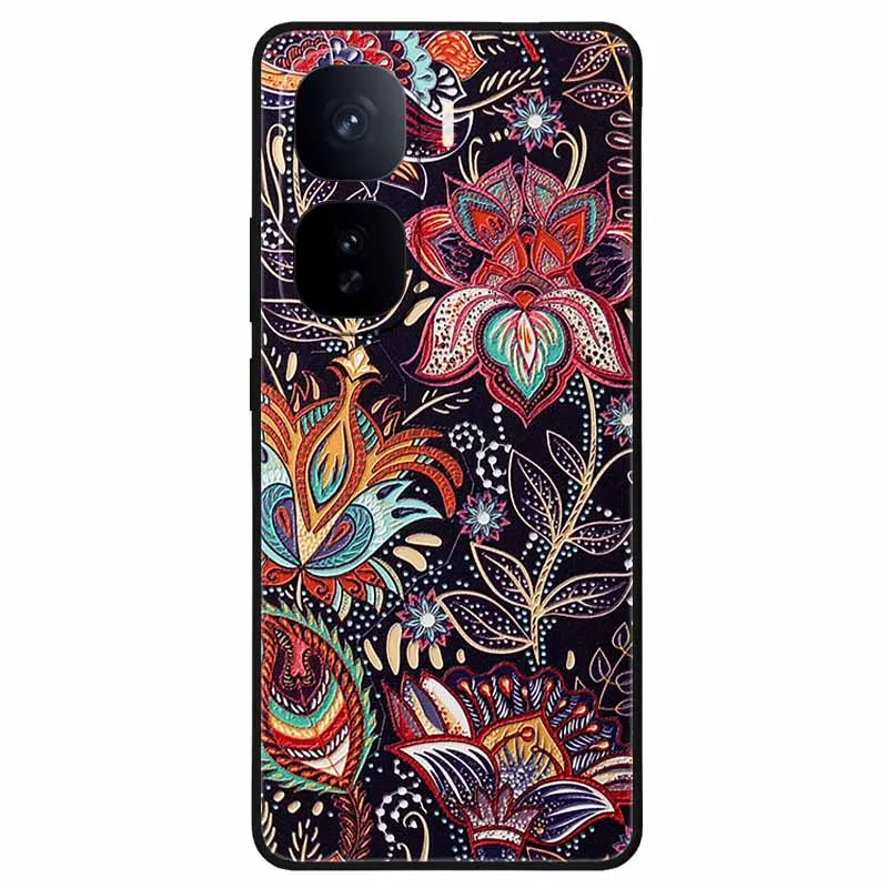 3D Relief Silicone Emboss Soft Protective Phone Case