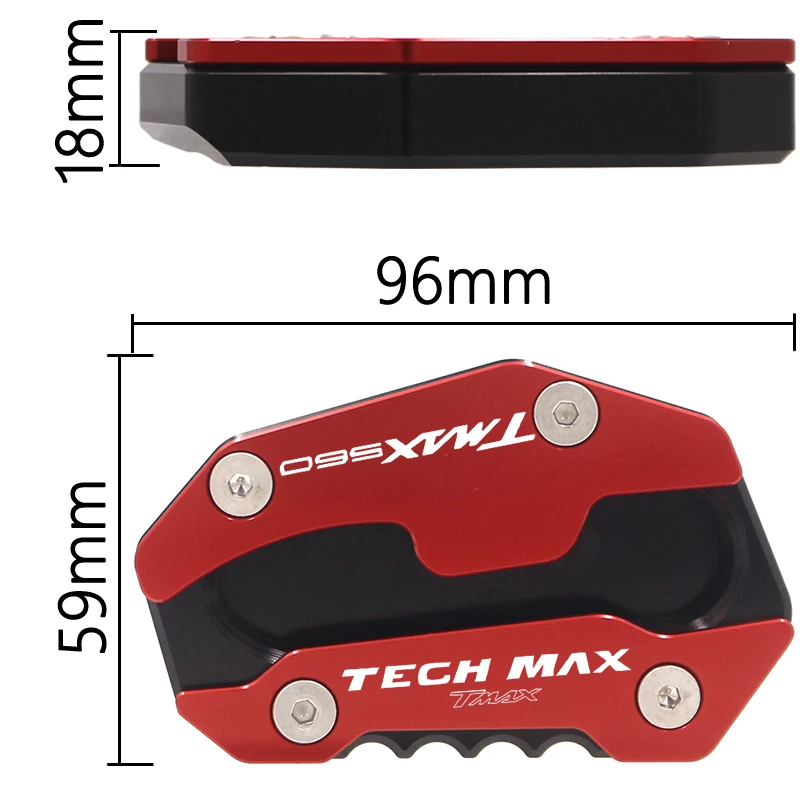 Yamaha TMAX560 Motorcycle Kickstand Extension Pad Accessories