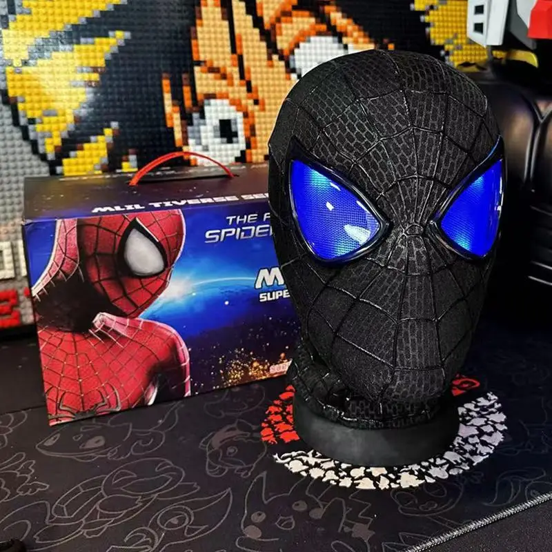 スパイダーマンマスク目可動リモコンスパイダーマンマスクピーター