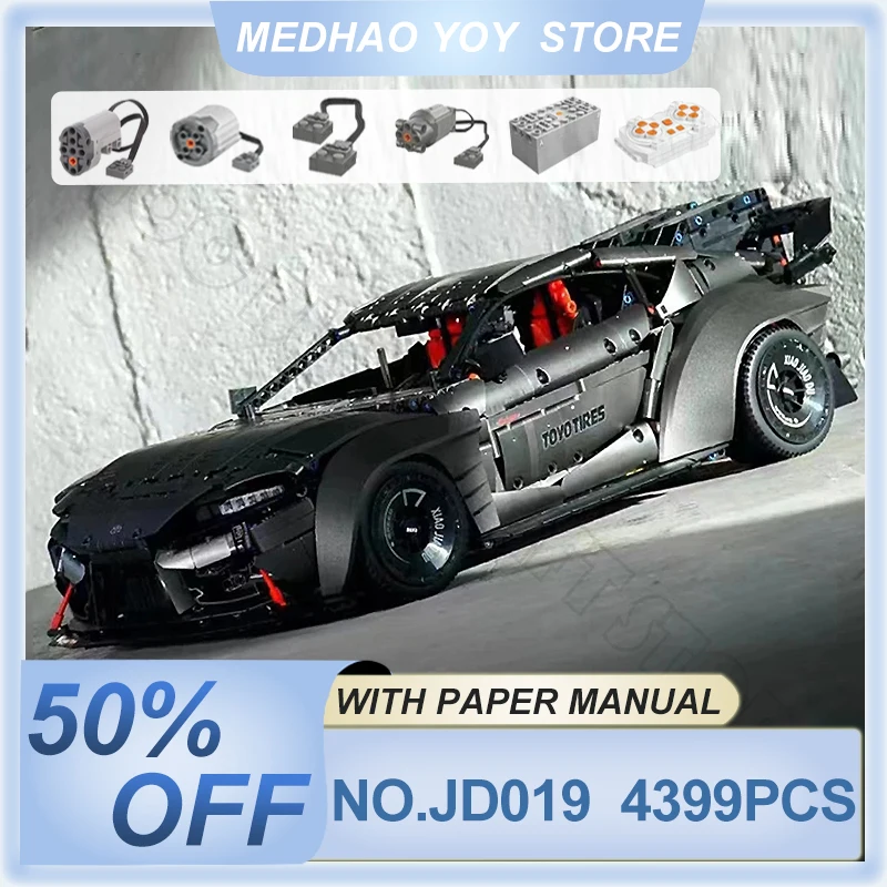 

JD019 MOC Technical Super Sports Car 4399pcs Building Blocks Bricks Puzzle Toy Christmas Gifts For Kids