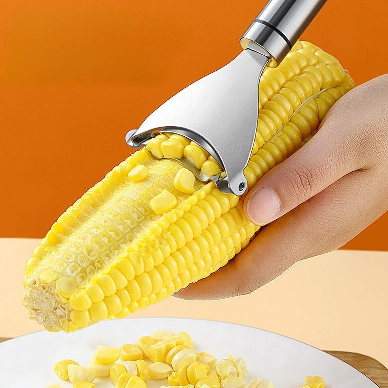 Quality Stainless Steel Corn Stripper Corns Threshing Device Easy