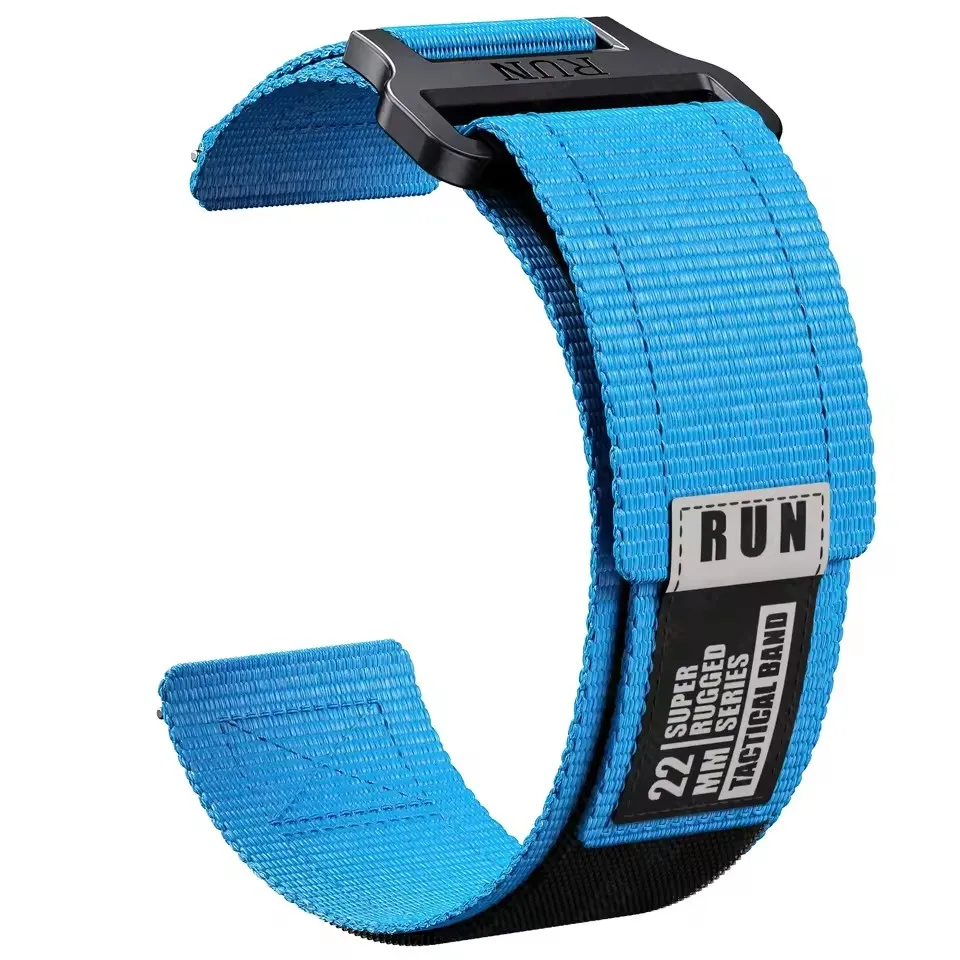 Sporty Nylon Loop Band - Premium Smartwatch Accessory Bracelet with Universal Fit