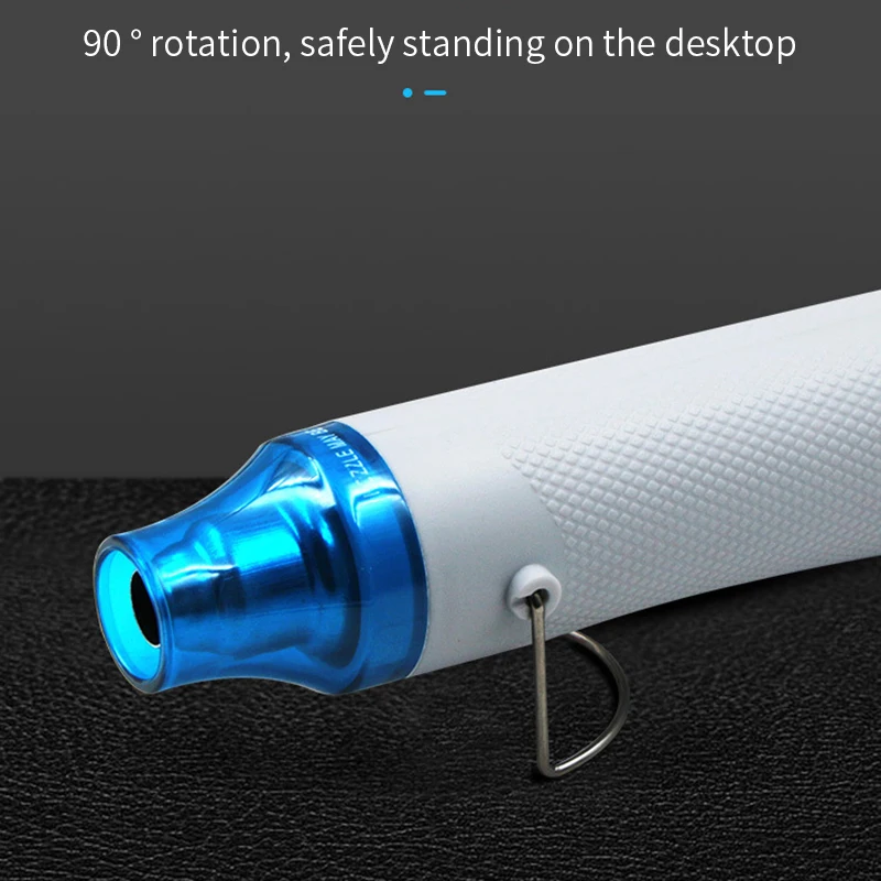220V EU Standard DIY Hot Air Gun Mobile Phone Repair Tool Hair Dryer Welding Support Seat Shrink Plastic Air Heat Gun 300W 2
