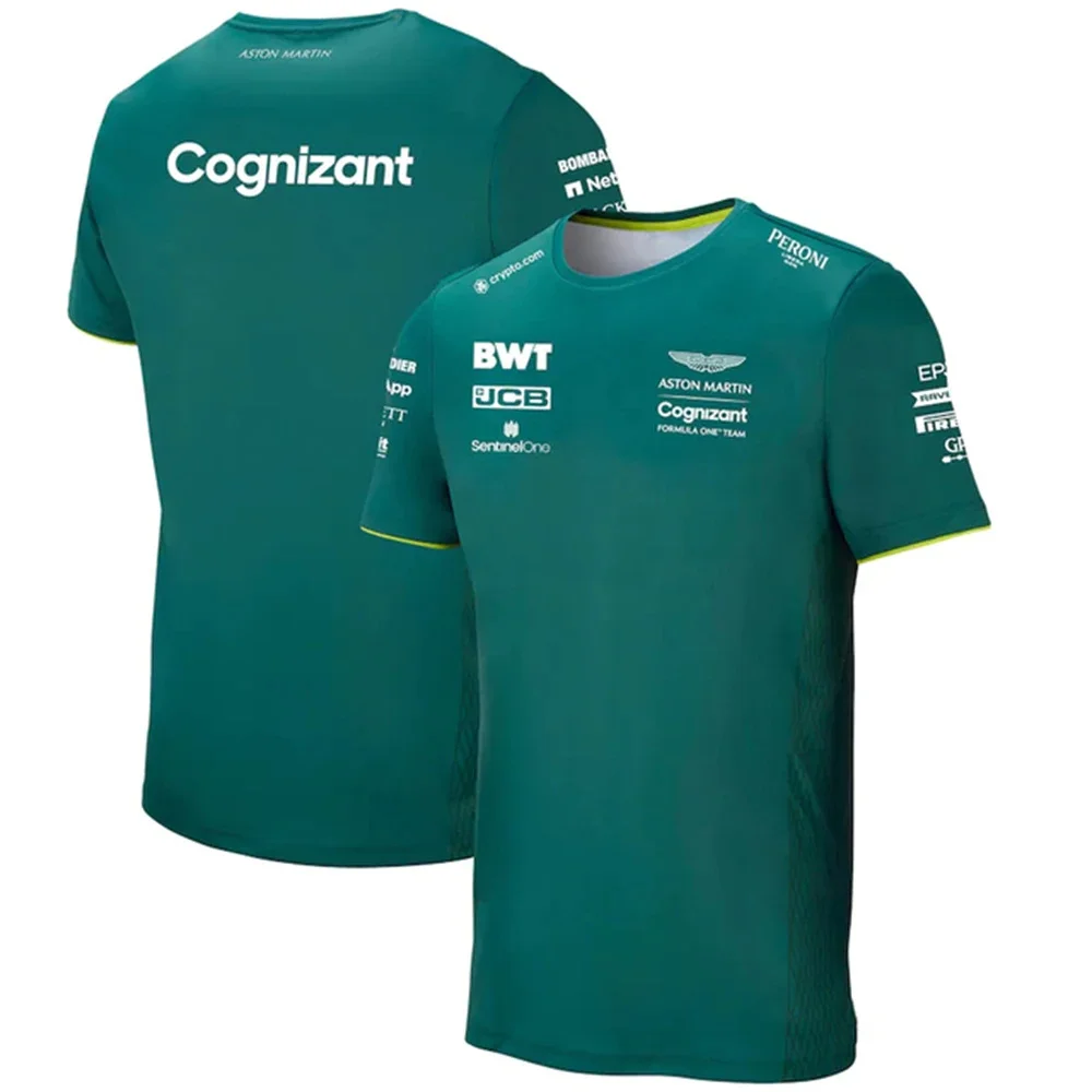 thumbnail image 1 of 2024 nueva camiseta de secado rápido para hombre, traje de motociclismo de carreras de F1, camiseta de manga corta de secado rápido transpirable de verano, camiseta cruzada, 1 of 5