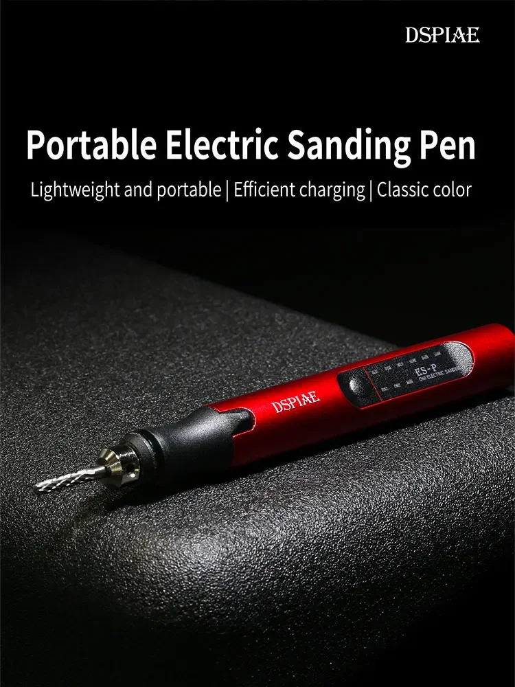 DSPIAE DIY ES-A Reciprocating Sander Electric Grinding Pen Plastic Sanding Paper Head For Military 5 I.1530041089