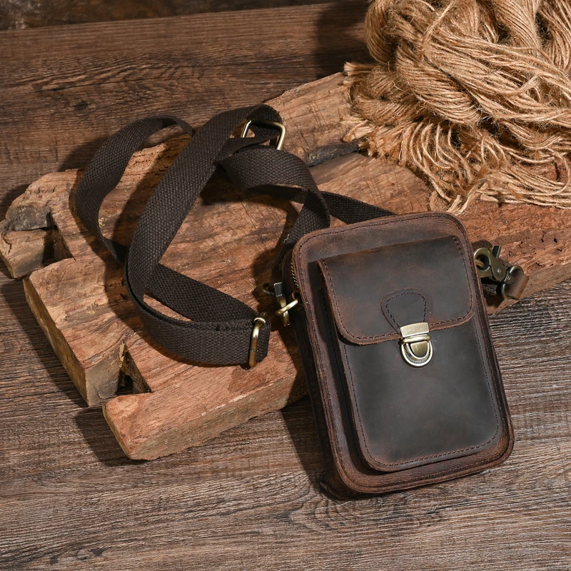 Рисунок 4 - Мужские поясные сумки из натуральной кожи