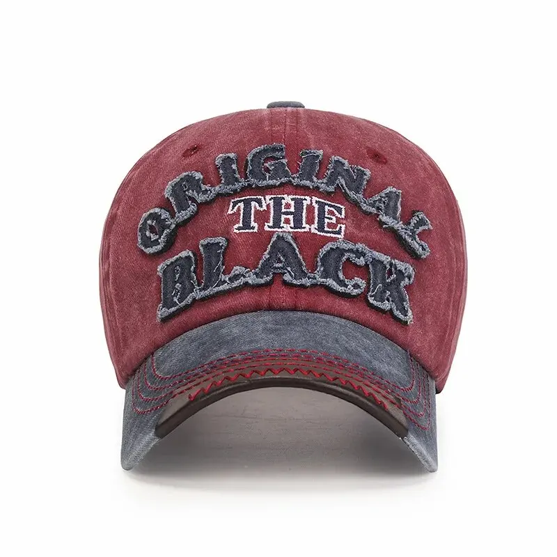 Baseball Cap Outdoor Sports Wash Embroidery Patch Letter Sunscreen Sunshade Cotton Spring And Autumn baseball cap,baseball hats,baseball caps