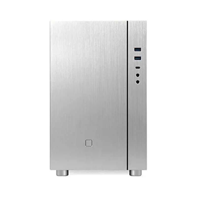 SPCC Mini ITX Cube Gaming Computer Case Chassis Matx Aluminum Gaming Computer Chassis Desktop Mini Size with Type-C I/O