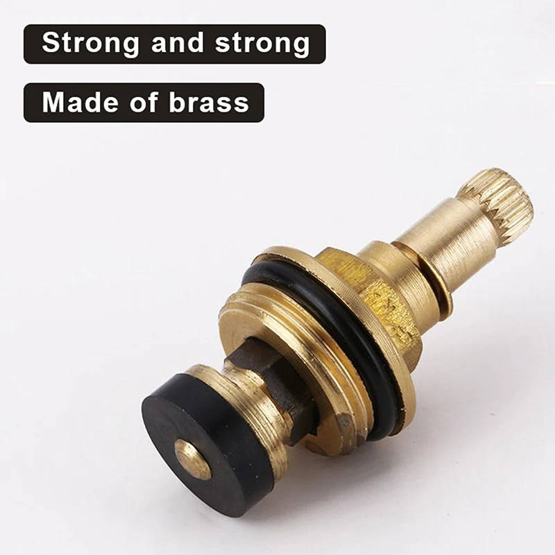 Faucet Cartridge Valve G1/2 Bsp 20 Tooth Cartridge Valves Bathroom Accessories Brass Faucet Tap Valve Spool Faucet Cartridge Hot And Cold Water Spool