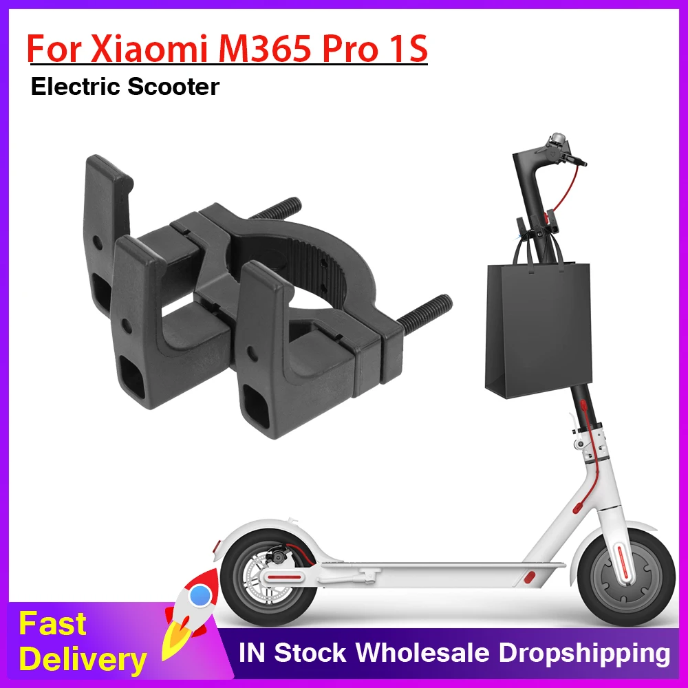 Gancio Anteriore Modificato Per Scooter Elettrico Per Xiaomi M365/1S/Pro Scooter Bag Casco Dual Claw Grips Supporto Portaoggetti Parti Rack
