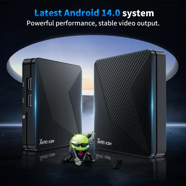 X88 PRO X5M Android 14 TV Box | Amlogic S905X5M | 8K Ultra HD | WiFi6 | BT5.0 | 1000M LAN | 3D Support 5