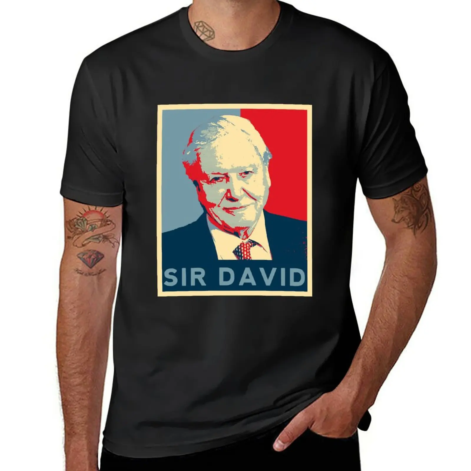

Wonderful Memory Davids Funny Attenboroughs Graphic For Fan T-Shirt cute clothes vintage t shirts for men cotton