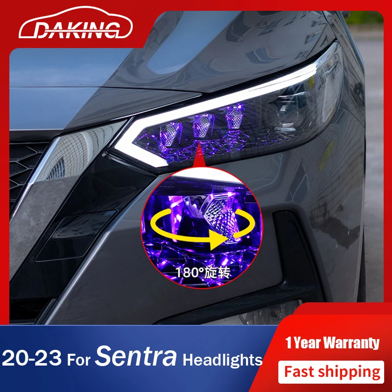 

Car Headlights for Nissan Sentra 14th Gen 2020-2023 Sylphy Headlights Assembly LED DRL Dynamic Turn Signal Lamp Auto Accessories