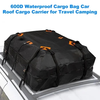 566L/425L Car Roof Cargo Carrier 420D/600D Waterproof Cargo Bag Universal Luggage Bag Storage Cube Bag For Travel Camping Car 1