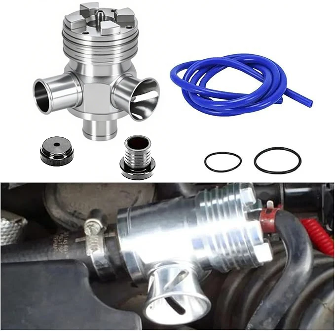 Aluminium BOV Blow Off Valve S Diverter Turbo Boost für Volkswagen GTI Jetta Audi 1.8T 2.7T Mit Box und Logo – Detail 1