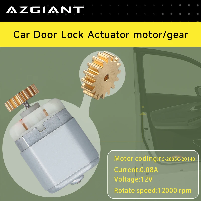 

Car Door Lock Actuator motor FC-280SC Gears 16T Repair Tools For