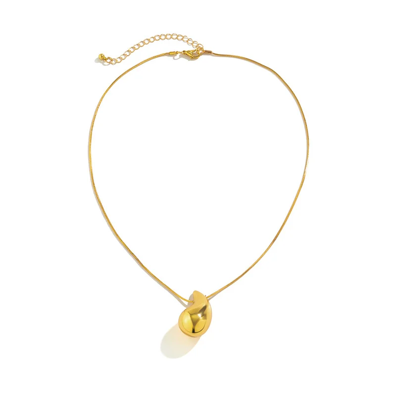 Dome Drop Necklace for Women Jewelry Gift