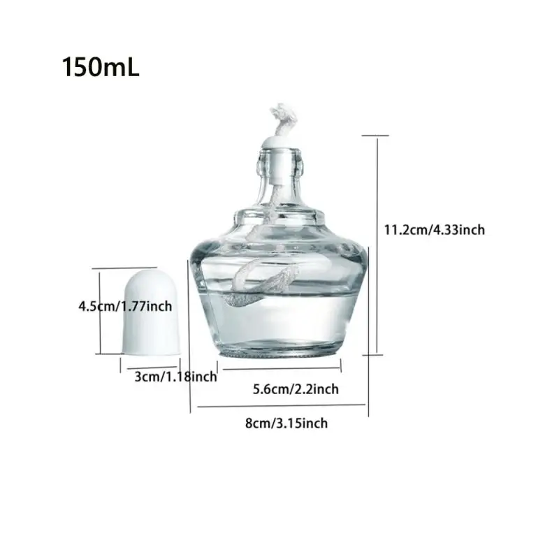 Round Cotton Alcohol Wick 2mm/3mm/4mm/5mm/6mm/8mm Cotton Oil Lamp Wicks Burner For Glass Oil Lamps Accessories oil lamp wicks
