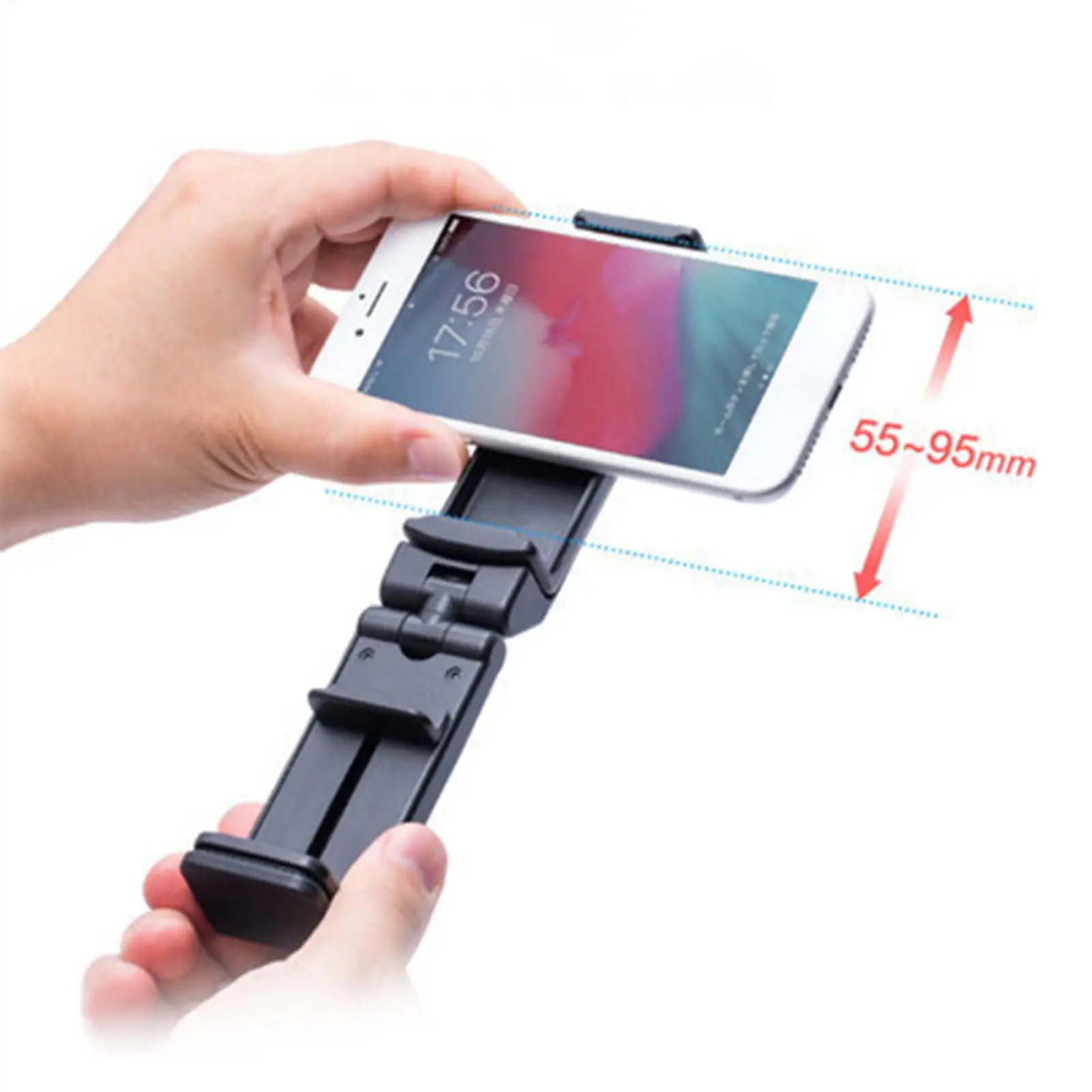 Airplane Phone Holder Foldable Phone Mount 360-Degree Rotatable Travel Accessories Desktop Cellphone Holder Train Seat Support