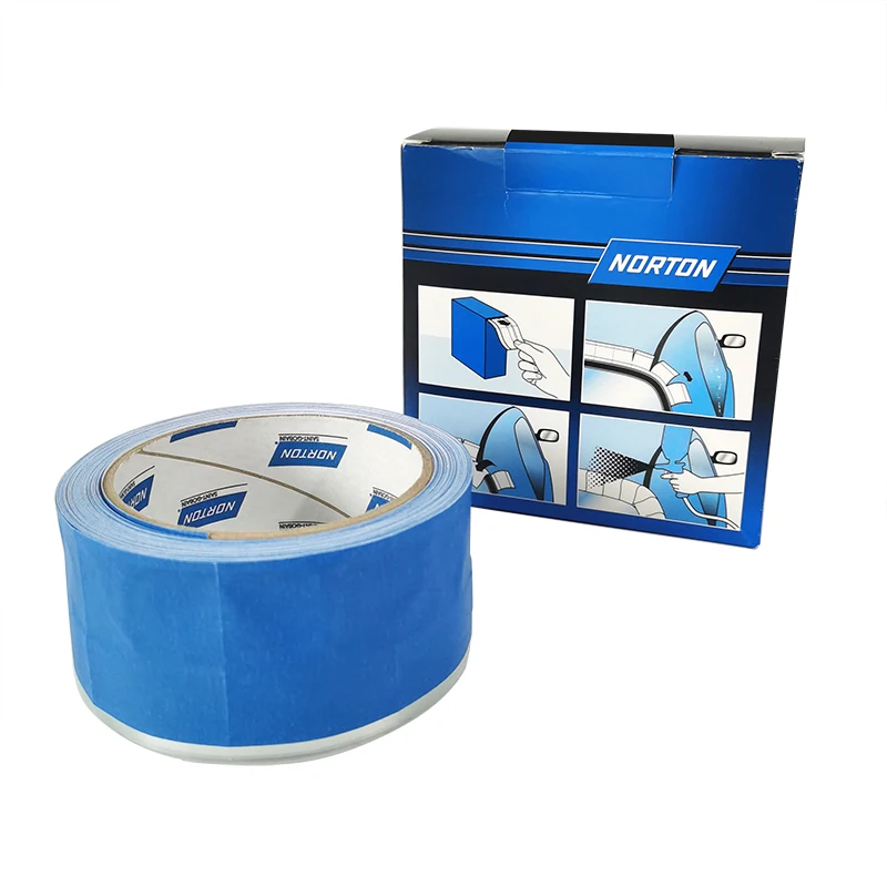 노턴 50mmx10m 천공 창문 가장자리 마스킹 테이프, 정밀 도색 및 공예용 뷰티 턴 차폐 트림 테이프