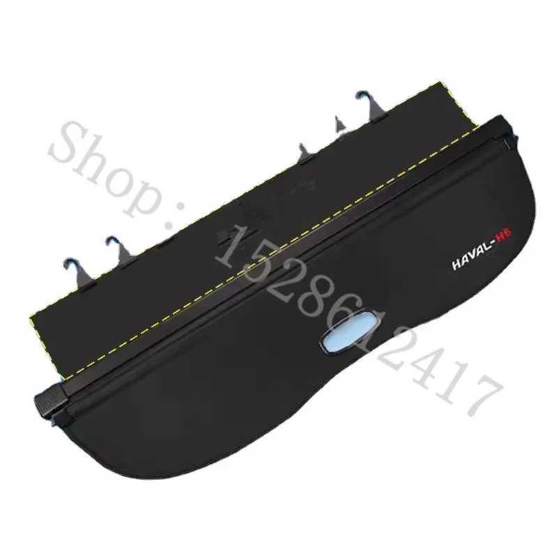 

For Haval H6 2nd generation 2017-2022 Aluminum+Canvas Rear Cargo Cover Privacy Trunk Screen Security Shield Shade Accessories