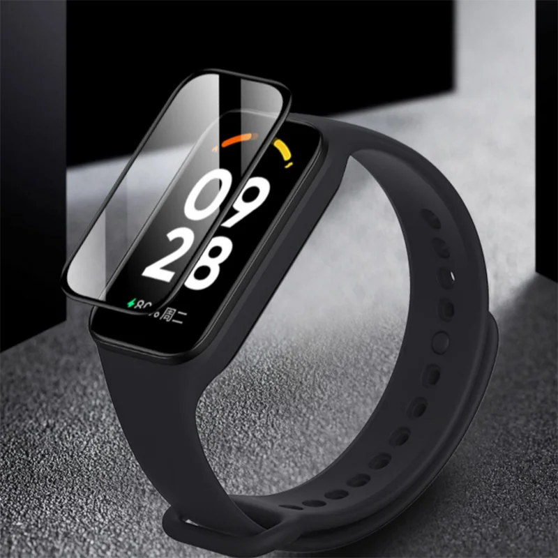 

Защитная пленка с 3D изогнутыми краями и мягкими краями для Xiaomi Redmi Band 2, защита экрана смарт-браслета Band2, аксессуары для смарт-браслета