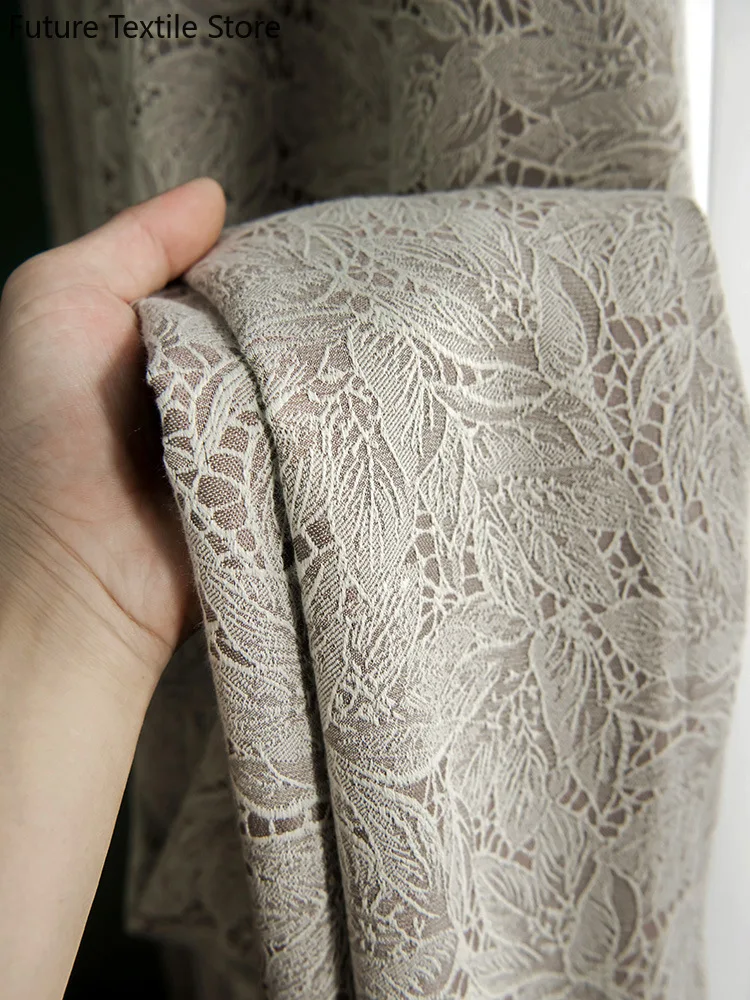

Curtains for Living Room 2023 New Japanese Style Light Luxury Curtains Nordic Simple High-end American Lace Dining Room Bedroom
