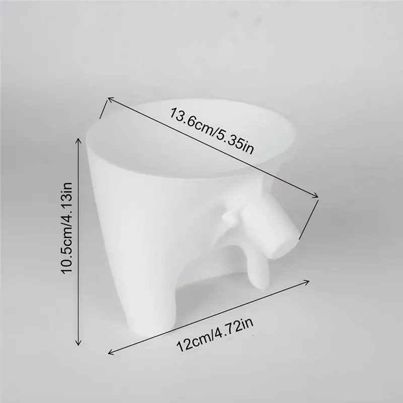B47B-키친에이드 믹서용 안티 스플래시 틸트 헤드 부착물 5쿼트, 밀가루 깔때기 무혼란 식기세척기 사용 가능 베이킹 도구 2개