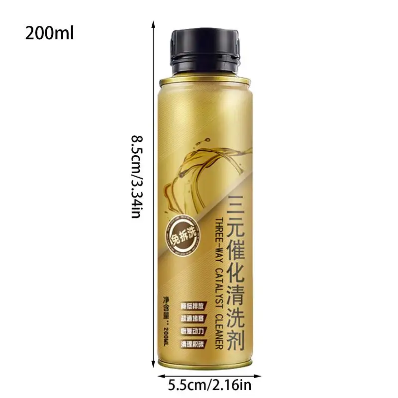Carbon Cleaner For Car Engine 200ml Catalytic Converter Exhaust Cleaner Professional Car Engine Booster Instant Exhaust