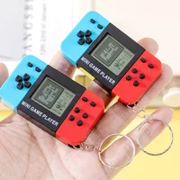 Handheld electronic game console handheld toy classic nostalgic Tetris game keychain small pendant 2