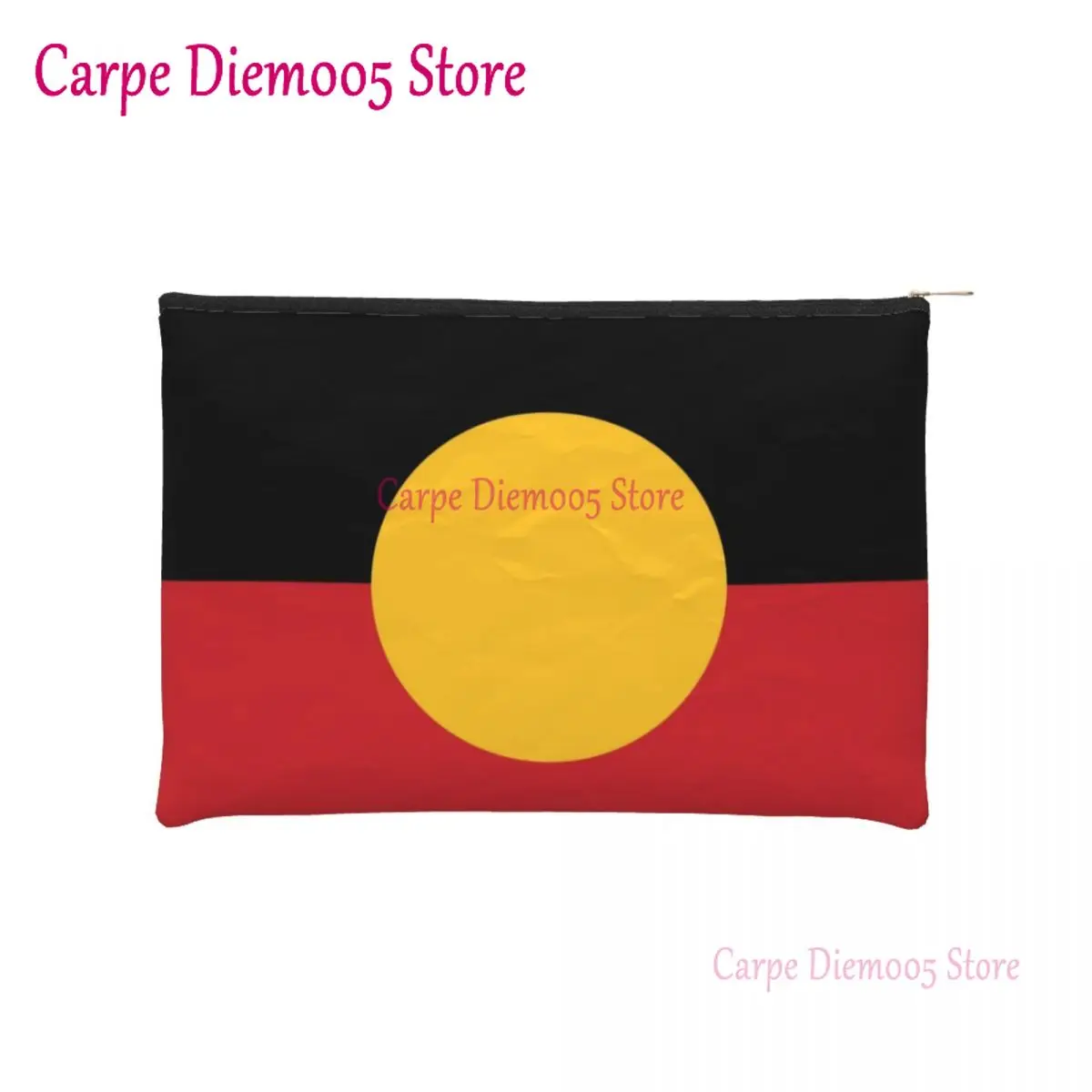 

Travel Australian Aboriginal Flag Toiletry Bag Cute Makeup Cosmetic Organizer Women Beauty Storage Dopp Kit Case