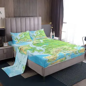 Grafiti Funda Nórdica Cama 200X200 con Dos Fundas De Almohada 40X75Cm Ropa  De Cama Poliéster Fundas Nordicas para Cama De 135 200X200 Cm Respirable