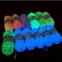 Functional Luminous Yarn Knitting Wool Yarn Glow In The Dark Luminous Cotton Yarn Crochet Sweater Hat Scarf Hand Knitting Tools 1