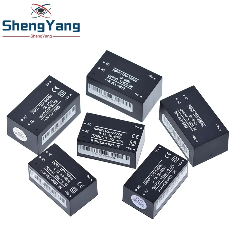 1/2/5PCS HLK-PM01 HLK-PM03 HLK-PM12 AC-DC 220V zu 5V/3,3V/12V Mini Netzteil Modul Intelligente Haushalts Schalter HLK-5M05