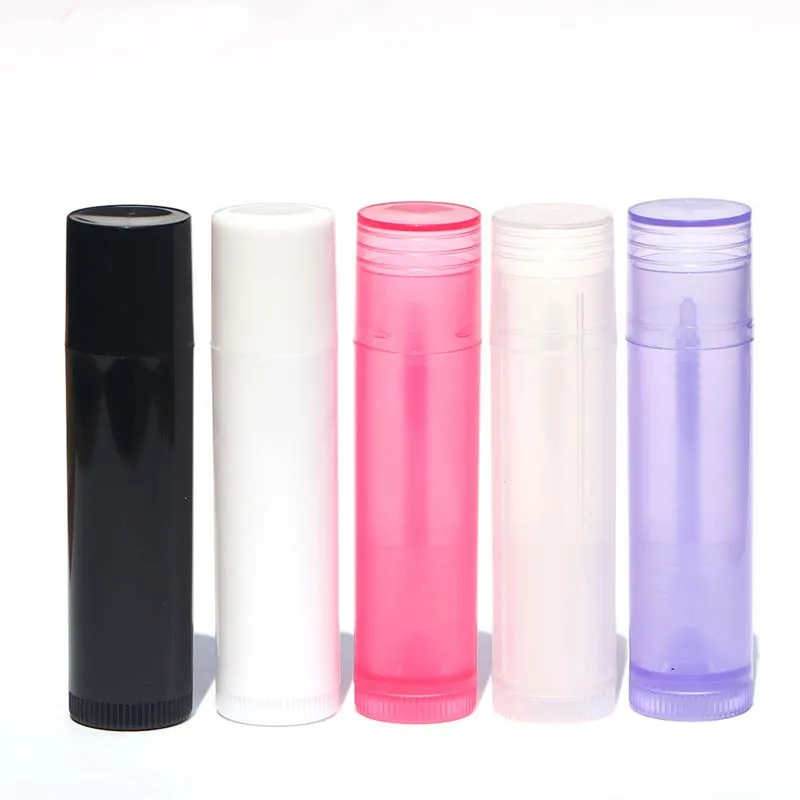 10 Pcs 5g 5ml Refillable Lipstick Tube Lip Balm Gloss Containers Empty