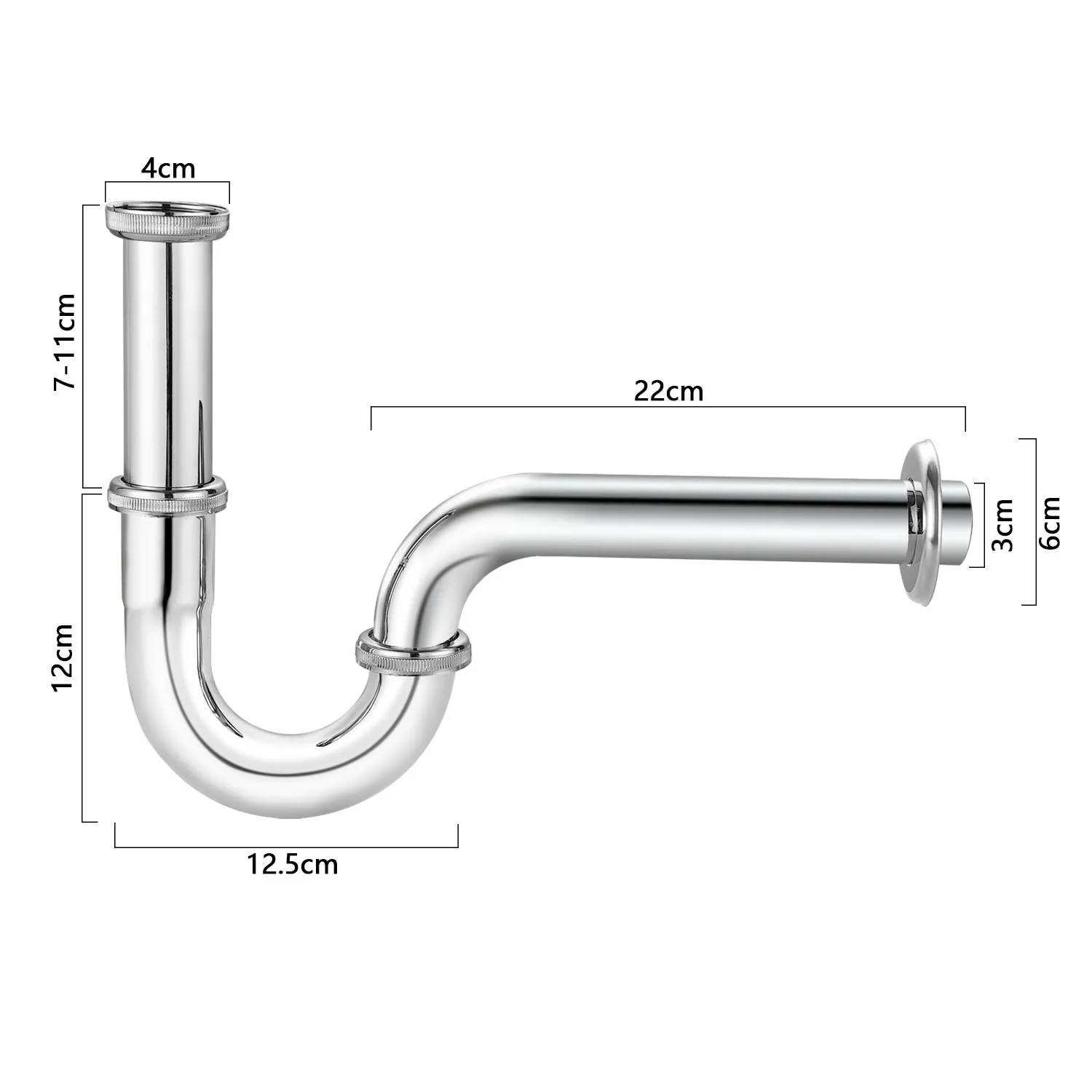 

Stainless Steel Waste Drain Valve Siphon Sink Drainer Anti-odor Water Trap Bathroom Kitchen Toliet Pipe Drainage Fixtures