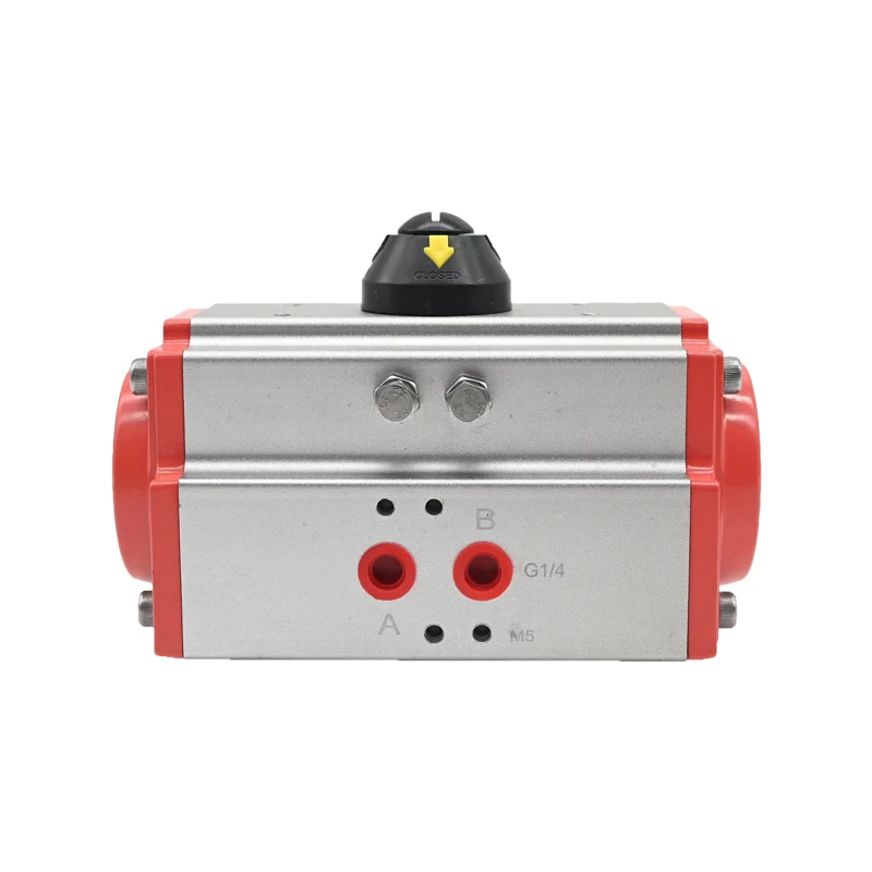 JTAIV Professional AT series pneumatic rotary AT63 Octagonal shaft double acting actuator With 1 Piece Small MOQ