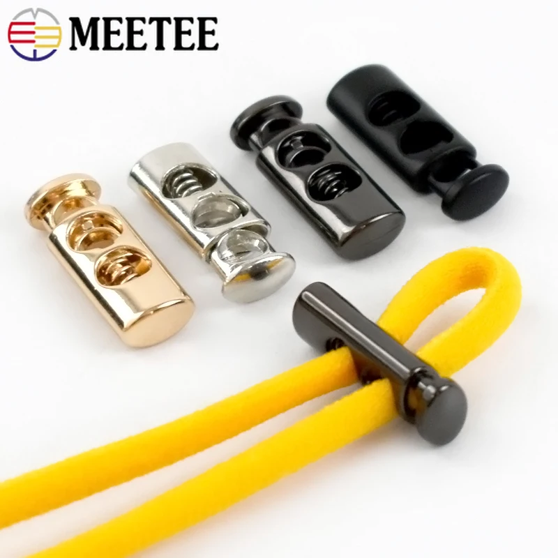 5mm Rope Cord Stopper 30-50pcs Black Cord Locks for 1/4 Elastic Cord Toggle  Cord Cord Adjuster Stopper Cord Toggle Lock 