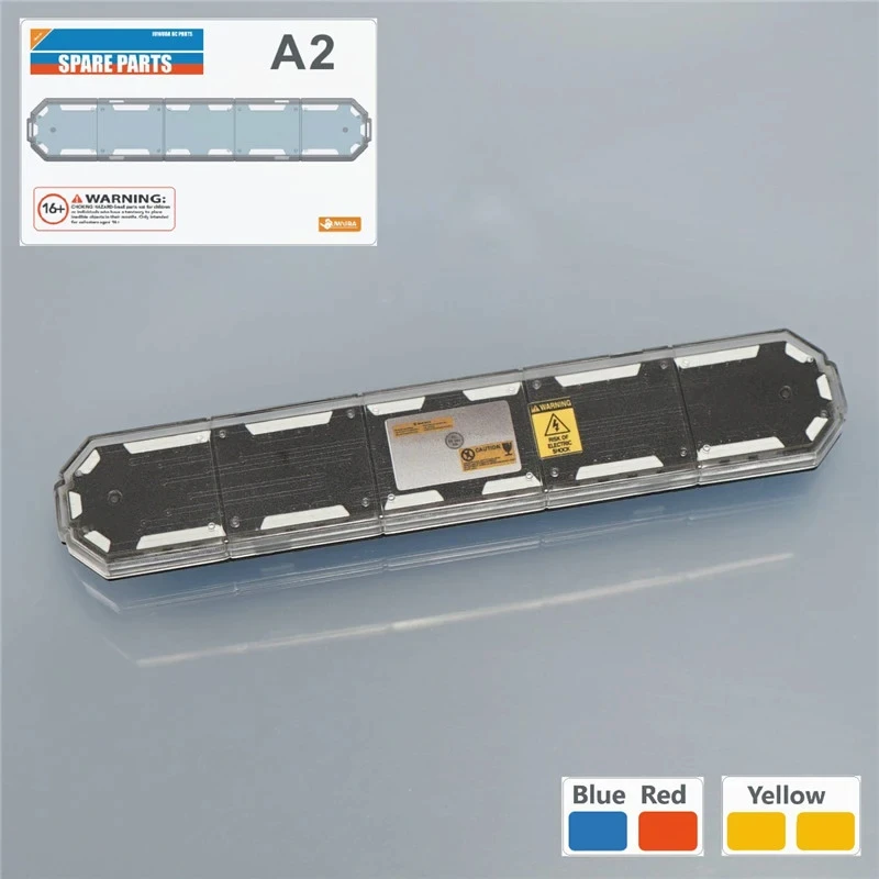 

LED Red/blue/yellow Warning Lights Engineering Dome Light for 1/10 1/14 Crawler Car Tamiya RC Truck SCANIA 770S VOLVO BENZ MAN