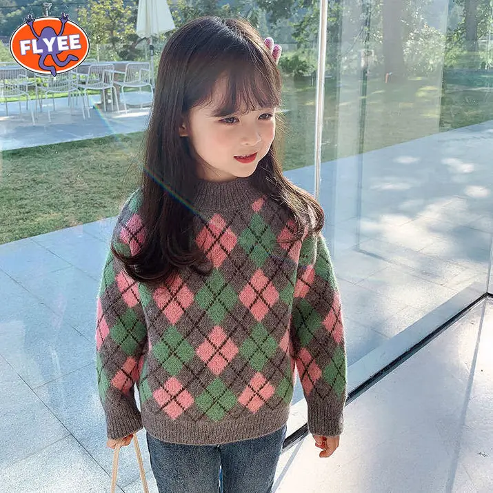 

Children Sweater Girls Sweaters Kids Cardigan Coat Sweaters Long Sleeve Warm Tops Creative Design Children's Clothes Sweater