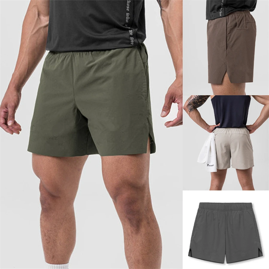 

2023 New Men's Running Quick Dry Fitness Gyms Shorts Mens Summer Short Pants Male Jogger Workout Beach Brand sport shorts men