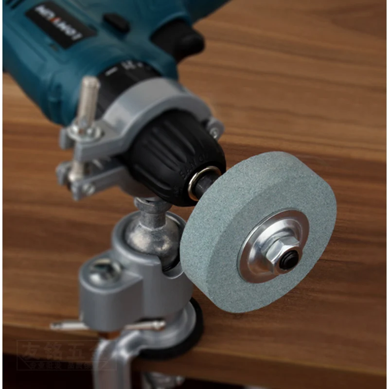 Grinding Wheel for Ceramic Knife Electric Drill Modified Grinder Polisher Bracket Metal Polishing Sharpening Converter Kit 6