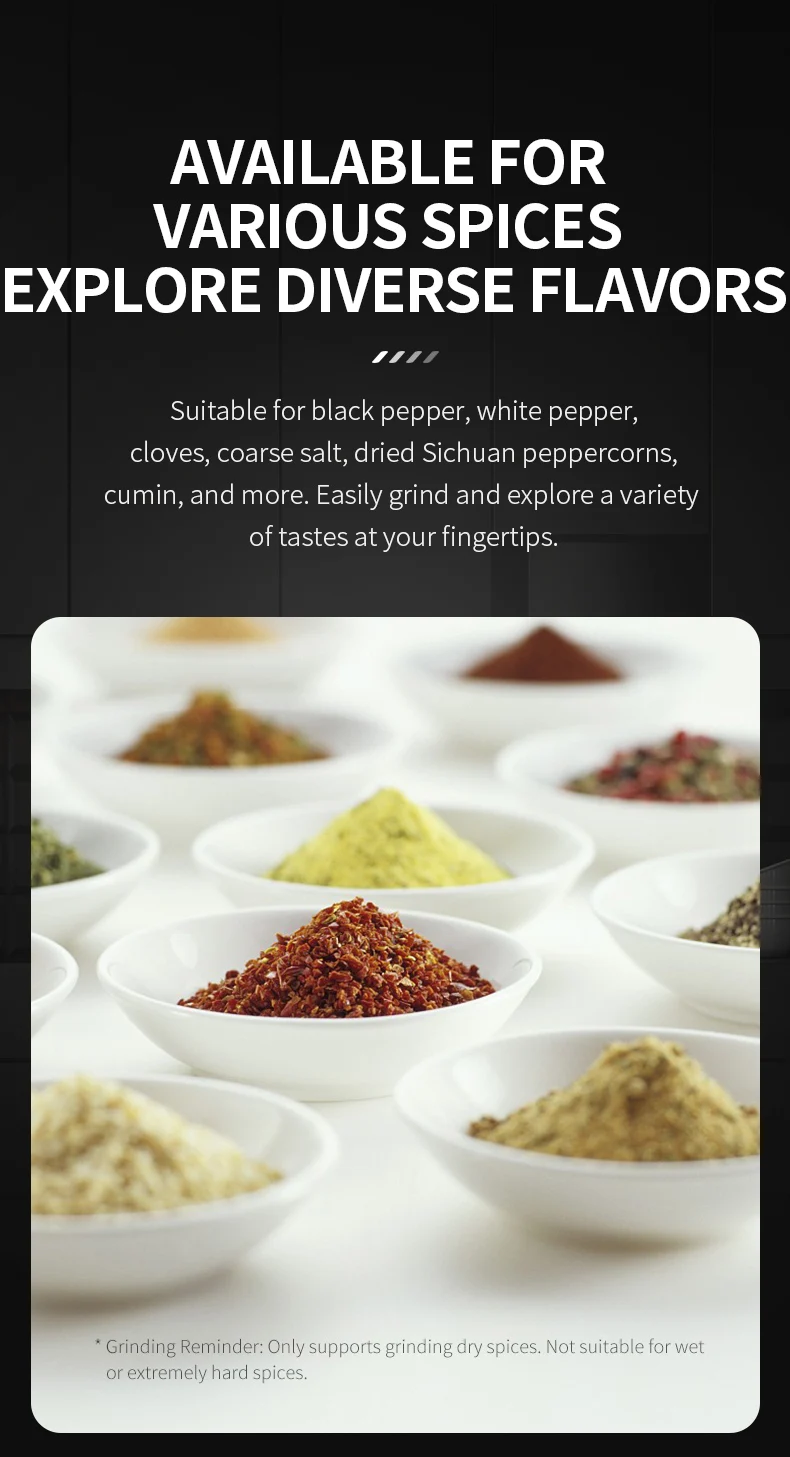 1/2PCS Electric Salt And Pepper Grinder with LED Light Gravity Sensing Adjustable Spice Mills Cordless Automatic Kitchen Gadget 5 küchexyz.de S7efcd5968e0f41a18891134edff1e37da küchexyz.de Best Price | Fast Delivery |Quality Product 1/2PCS Electric Salt And Pepper Grinder with LED Light Gravity Sensing Adjustable Spice Mills Cordless Automatic Kitchen Gadget